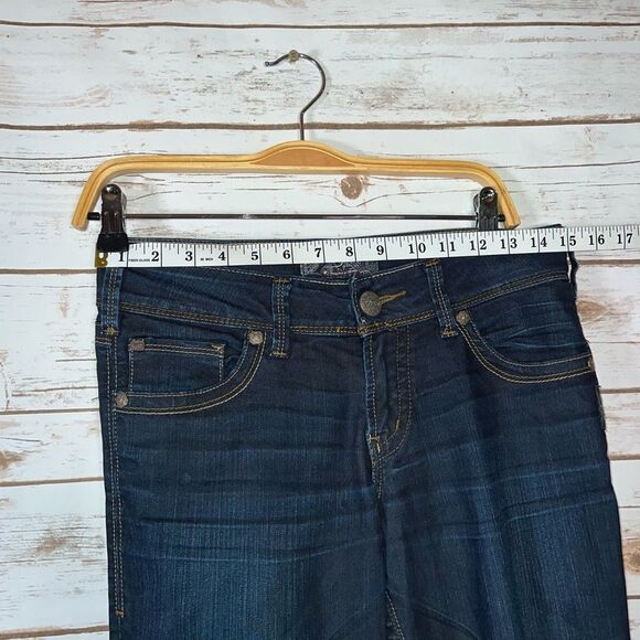 SUKI Dark Wash Silver Denim Jeans Size W27/L32 - Picture 10 of 17